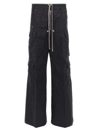 Rick Owens Black Relaxed Cargo Pants