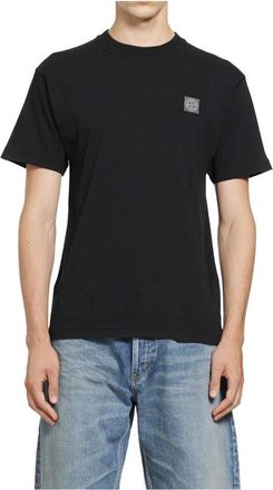 Stone Island Slim-fit T-shirt met kompaspatch - Heren - T-shirts - Zwart - XL - Katoen - Tops