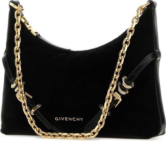 Givenchy Womens Voyou Shoulder Bag Black Fabric