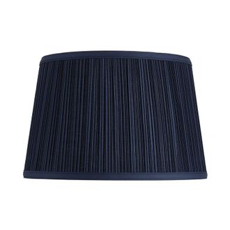 Ballard Designs Mushroom Pleated Lamp Shade - Navy, 10 3/4H X 16 Diameter w/13 Top Diameter - Ballard Designs