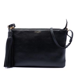 Saint Laurent Pre-owned Saint Laurent Teen Calfskin Monogram Crossbody Ladies 1NB0DMEP2NBHTMZ7