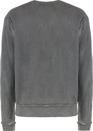 Our Legacy Mens V-Neck Wool Parallel Sweater Grey Merinos