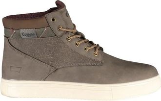 Carrera Bruine Veterschoenen met Contrastdetails - Heren - Veterlaarzen - Bruin - 42 EU - Polyester - Schoenen