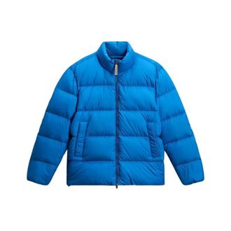 Woolrich Cloud Eagle Jacket - Heren - Jassen - Blauw - Maat: S Leer