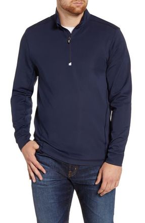 Cutter & Buck Traverse Stretch Quarter Zip Pullover in Liberty Navy at Nordstrom, Size Xxx-Large