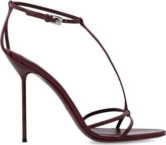 PARIS TEXAS Schoenen, Dames, Rood, 36 EU, Leer, Lidia T-Strap Sandaal