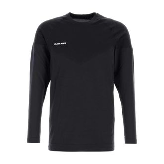 Mammut Long Sleeve Baselayer Shirt - Heren - Sport - Zwart - Maat: XL