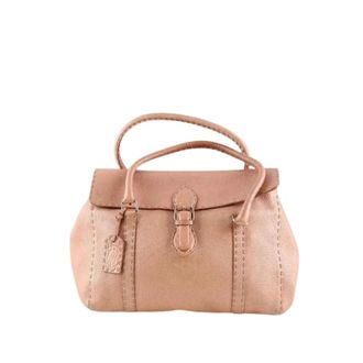Fendi Pre-owned Linda Selleria Cabas - Dames - Pre-owned - Roze - Maat: ONE Size Leer