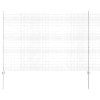 Berkfield Home Welded Wire Fence with 10 U Posts Silver 1.6x10 m Steel