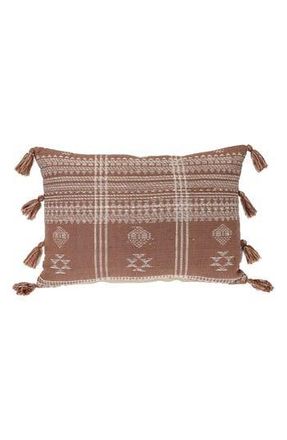 Parkland Collection Geometric Accent Pillow in Brown at Nordstrom Rack