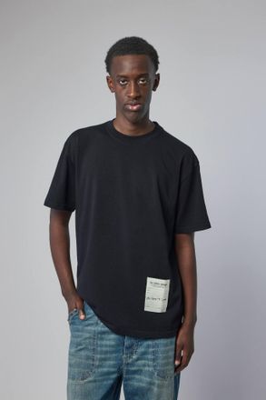 44 Label Group Tee Jersey Black + Label Dirty White