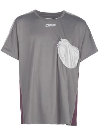 Off-white pouch pocket T-shirt - Grey
