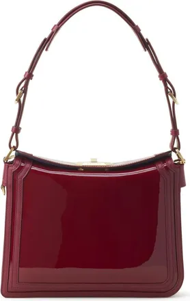 Lanvin Compagnon 20 Bag In Patent Leather in Garnet at Nordstrom