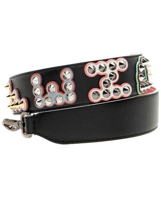 Fendi Leather Studded Fun Fair Strap You Shoulder Strap (Authentic Pre-Loved)