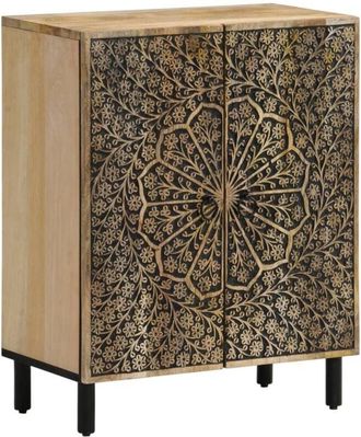 vidaXL Side Cabinet 60x33x75 cm Solid Wood Mango vidaXL