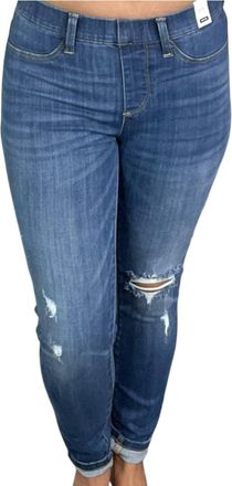Judy Blue Womens Pull On Skinny Jeggings In Blue