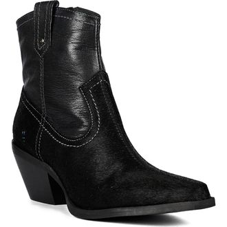 Roan Ovis Short Western Boot in Black Bear Mhd at Nordstrom, Size 8.5