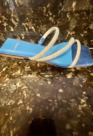 Carrano Womens Sue Sandal In Diva Blue