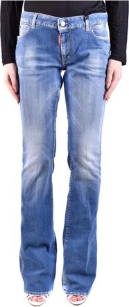 Dsquared2 Klassieke denim jeans - Dames - Bootcut Jeans - Blauw - S - Denim - Jeans