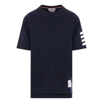 Thom Browne Short Sleeve T-Shirt Navy MJS246A-07323-415