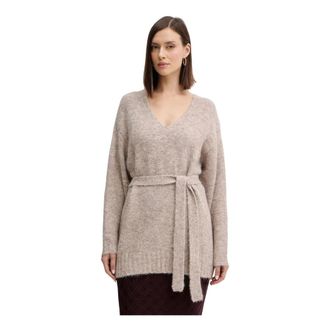 Guess Truien & Vesten, Dames, Bruin, S, Wol, Kiyoka Trui