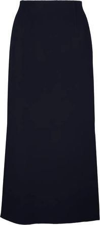 Lafayette 148 New York Gonna midi con spacco - Blu