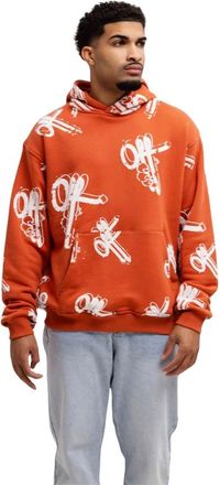 Off the Pitch Hoodies & sweatvesten, Heren, Veelkleurig, XL, Katoen, Off Mark Hood