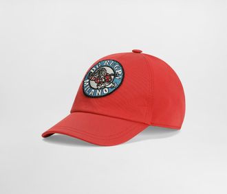 Dolce & Gabbana Drill Baseball Hat With Dg Rugby Patch - Man Multi-colored M