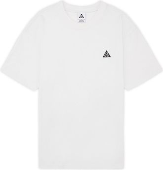 Nike Mens Nike x ACG SS22 Solid Color Round Neck Loose Short Sleeve White T-Shirt DJ3643-121