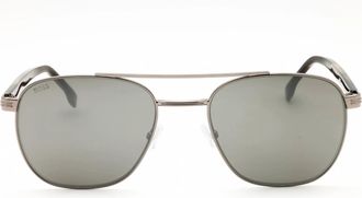 HUGO BOSS Silver Pilot Mens Sunglasses BOSS 1723/S 0XYG/T4 56