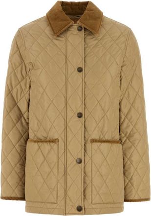 Burberry Beige Quilted Jacket