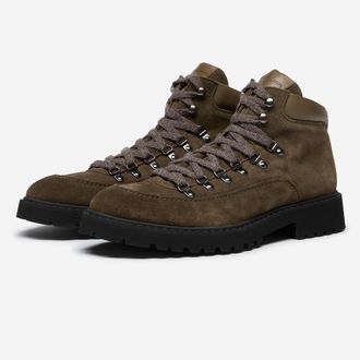 Oliver Sweeney Mens Almeria Khaki Suede - Green - Size UK 9.5