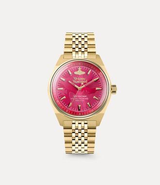 Vivienne Westwood Lady Sydenham Watch Gold / Pink Stainless Steel Women