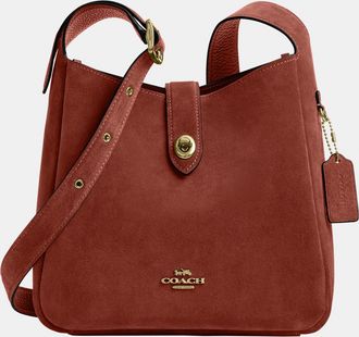 Coach Womens Hadley Convertible Crossbody Bag - Brown Leather - One Size