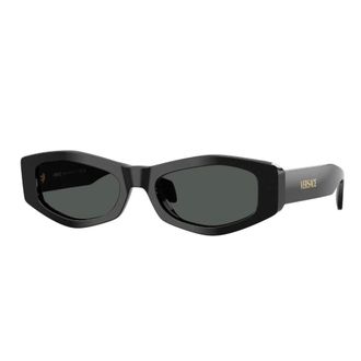 Versace Accessoires, unisex, Zwart, ONE Size, Ve 4487 Zonnebril