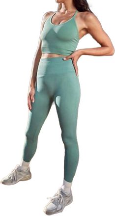 Spiritual Gangster Icon Hw Legging In Sage