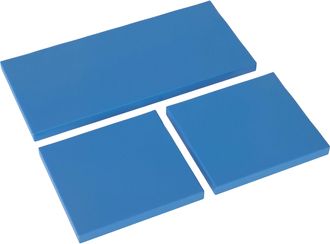 OUTSUNNY 3PCs Rattan Garden Seat Cushions Pads for Patio Furniture Green - Sky Blue | TJ Hughes