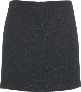 Gender Mini Skirt With Glitter Finish And Clean Silhouette