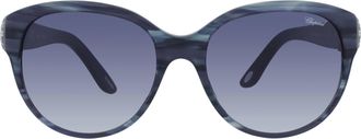 Chopard Green Cat Eye Ladies Sunglasses SCH185S 0931 55