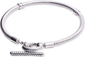 Pandora Moments T-Bar Snake Chain Bracelet