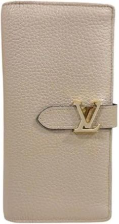 Louis Vuitton Pre-owned Wallets, female, Beige, Size: ONE SIZE Pre-owned Vintage Leather Wallet
