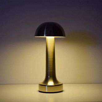 Trade Shop Trade Shop Traesio - Trade Shop - Lampada Por Tavolo Effetto Bronzo Ricaricabile Usb Lume Calda Para Local Bar