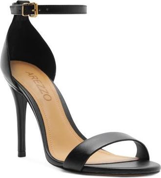 Arezzo Isabelli Ankle Strap Sandal in Black at Nordstrom, Size 5.5
