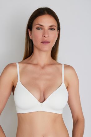 Joop B&uuml;gelloser BH JOOP Sensation, Damen, Gr. 70, Cup A, weiss (sanftes wei&szlig;), Obermaterial: 58% Polyamid, 32% Polyester, 10% Elasthan, unifarben, comfort 