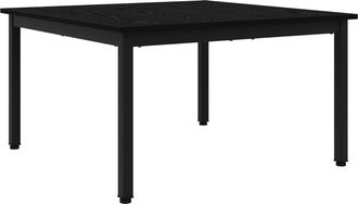vidaXL Mesa De Caf&eacute; Roble Negro 80 X 80 X 45 Cm Madera De Ingenier&iacute;a Vidaxl