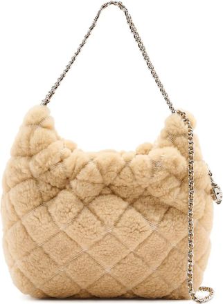 Tory Burch quilted chain-strap shoulder bag - women - Fabric - One Size - Neutrals