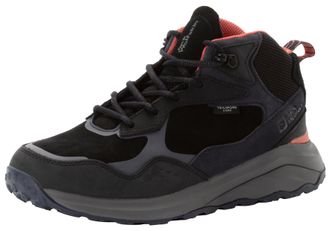 Jack Wolfskin Outdoorschuh JACK WOLFSKIN CAMP FEVER TEXAPORE MID W, Damen, Gr. 38, grau (phantom), Leder, Synthetik, Schuhe Outdoorschuh, wasserdicht