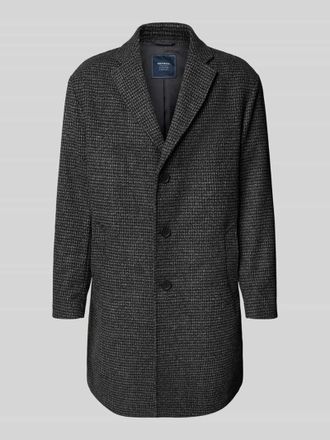 Mc Neal Mantel mit Woll-Anteil mit Reverskragen in Anthrazit, Gr&ouml;&szlig;e XXXL