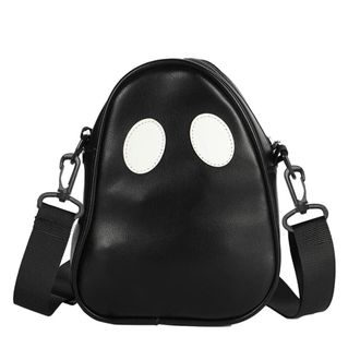 Generic Fashion Unisex Shoulder Handbags Lovely Fun Devil Crossbody Handbags Zipper Messenger Handbags for Daily Street (Black)