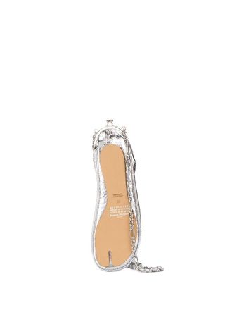 Maison Margiela sole detail cross body bag - women - Calf Leather/Calf Leather - OS - Silver